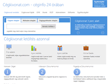 Tablet Screenshot of cegkivonat.com